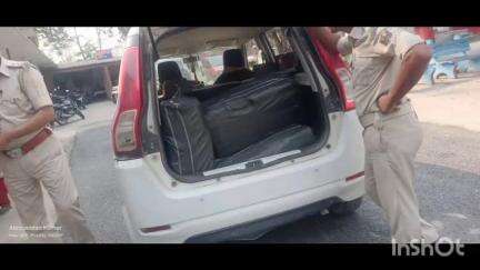केिशनपुर: किशनपुर थाना पुलिस ने 234 लीटर शराब, वैगनार कार और चालक को गिरफ्तार किया, न्यायिक हिरासत में भेजा