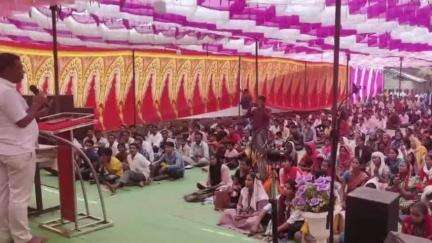 भामरागड: मलमपोडूर येथे ख्रिस्ती समाजाचे आत्मिक जागृती सभा थाटात संपन्न