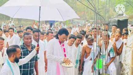 তামুলপুৰ: চালবাৰীত কৃষ্ণ গুৰু শাখা সেৱাশ্ৰম ভৱন নিৰ্মাণৰ আধাৰশিলা স্থাপন, অংশগ্ৰহণ বিধায়ক জলেন দৈমাৰীৰ