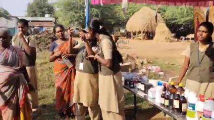ஆலங்குடி: பூவரச கொடியில் கால்நடை பராமரிப்புத்துறை சார்பாக கால்நடைகளுக்கான மருத்துவ முகாம் நடைபெற்றது