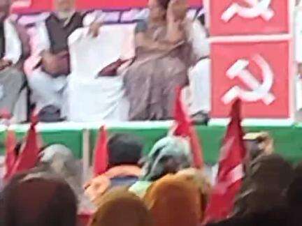 कैलारस में विशाल आमसभा CPIM का आयोजन