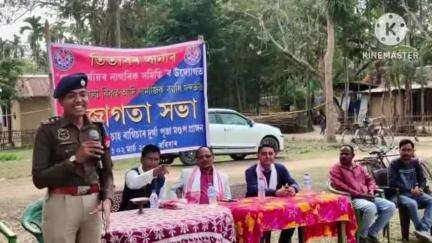 তিতাবৰ: তিতাবৰত বাল্য বিবাহ , সামাজিক ব্যাধি সন্দৰ্ভত সজাগতা সভা , উপস্থিত SDPO