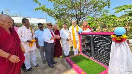 ಮುಂಡಗೋಡ: ಟಿಬೇಟ್ ಕ್ಯಾಂಪ್‌ನಲ್ಲಿ ನೂತನ ಈಜುಕೊಳ ಉದ್ಘಾಟಿಸಿದ ಶಾಸಕ ಹೆಬ್ಬಾರ್