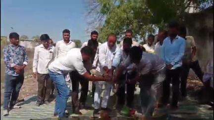 ताल: ग्राम पंचायत किशनगढ़ में जल गंगा संवर्धन अभियान के तहत भूमि पूजन कार्यक्रम आयोजित