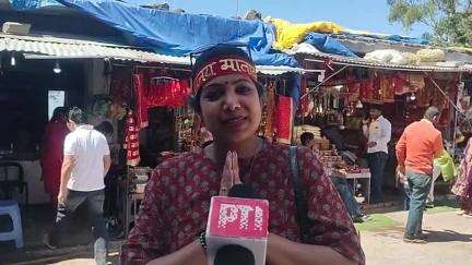 स्वारघाट: नैना देवी माता के दरबार पहुंचे श्रद्धालुओं ने कहा, माता के दर्शन करके बहुत अच्छा लगा
