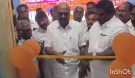 குன்னம்: வெண்மணியில் ரூ.75 லட்சம் மதிப்பீட்டில் பள்ளி வகுப்பறை கட்டிடம்,  அமைச்சர் சிவசங்கர் திறந்து வைத்தார்