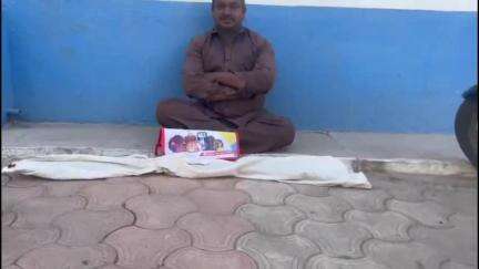 જસદણ: જસદણના કાળાસર પાસેથી જામગરી લઈ શિકાર કરવા નીકળેલ શખ્સને પોલીસે દબોચ્યો
