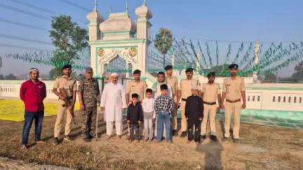 पंचदेवरी: पंचदेवरी में ईद उल फितर का त्योहार धूमधाम से मनाया गया, क्षेत्र में पुलिस रही अलर्ट