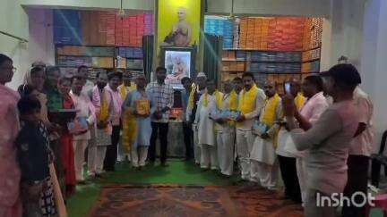 शाहगढ़: वर्णी ज्ञान प्रभावना बुंदेलखंड यात्रा पर पारसनाथ दिगंबर जैन मंदिर पहुंची, स्वागत किया गया