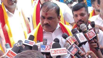 ಕೊರಟಗೆರೆ: ಮಾ.22ರಂದು ನಡೆಯುವ 'ಕರ್ನಾಟಕ ಬಂದ್‌'ಗೆ ನನ್ನ ಬೆಂಬಲವಿಲ್ಲ: ಪಟ್ಟಣದಲ್ಲಿ ಕರವೇ ರಾಜ್ಯಾಧ್ಯಕ್ಷ ನಾರಾಯಣಗೌಡ