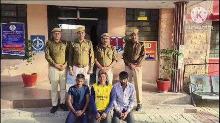 पाली: सदर थाना पुलिस ने भैंस चोरी के मामले का पर्दाफाश करते हुए तीन अभियुक्तों को किया गिरफ्तार