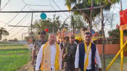 मयूरहंड: हलमता गांव में महायज्ञ और अनुष्ठान का आयोजन, चतरा सांसद कालीचरण सिंह हुए शामिल