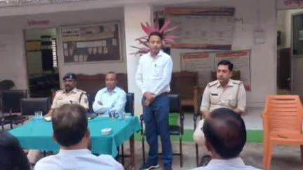 जगन्नाथपुर: होली को लेकर थाना परिसर में शांति समिति की बैठक आयोजित
