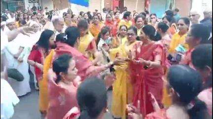 बुरहानपुर नगर: बुरहानपुर राजपुरा में जैन मंदिर से महावीर जयंती पर निकली भव्य शोभायात्रा, जगह-जगह सामाजिक कार्यक्रम आयोजित