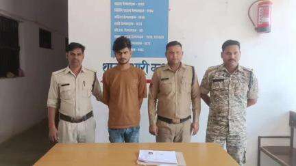 महाराजपुर: महाराजपुर पुलिस ने कमल तलैया के पास से कट्टा और कारतूस के साथ आरोपी को गिरफ्तार किया