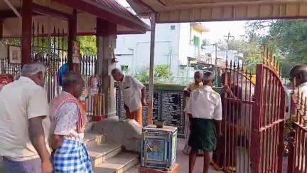 சிங்கம்புனரி: கிருங்காகோட்டை சடையாண்டி கோவில் உண்டியலை உடைத்து திருட்டு போலீசார் விசாரனை