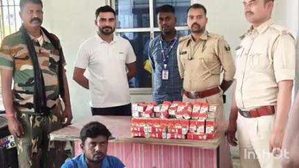 बरौली: रतन सराय गांव के पास उत्पाद विभाग ने 80 पीस टेट्रा पैक शराब के साथ एक व्यक्ति को गिरफ्तार किया, पूछताछ के बाद उसे कोर्ट में पेश किया गया।