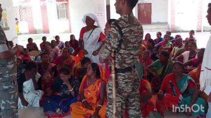 तिसरी: तिसरी ब्लॉक में किजपा का धरना दूसरे दिन भी जारी, मुख्यालय के अंदर बैठे कार्यकर्ता