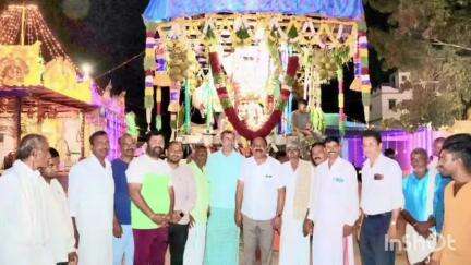 ಕಡೂರು: ಮತ್ತಿಘಟ್ಟ ಗ್ರಾಮದ ಆದಿಶಕ್ತಿ ಶ್ರೀ ಬನಶಂಕರಿ ಮತ್ತು ಶ್ರೀ ಕರಿಯಮ್ಮ ದೇವಿ ಜಾತ್ರೆ, ಶಾಸಕ ಕೆ.ಎಸ್.ಆನಂದ್ ಭಾಗಿ