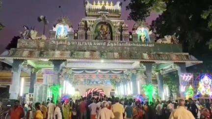 இராஜபாளையம்: மாயூர்நாதசுவாமி திருக்கோவிலில் பங்குனி உத்திரத்தை முன்னிட்டு முருகன் வள்ளி தெய்வானை திருக்கல்யாண வைபவம்