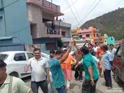 सतपुली: नगर पंचायत सतपुली में बड़े धूमधाम से मनाई गई हनुमान जयंती, निकाली झांकी
