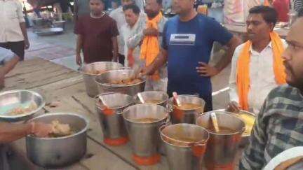 निवाली: खेतिया में श्री हनुमान जन्मोत्सव पर मंदिरों में पूजा, उमड़ी भक्तों की भीड़, जीरो वेस्ट पर हुआ विशाल भंडारा