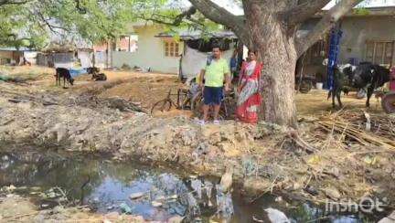ಶ್ರೀನಿವಾಸಪುರ: ನಂಬಿಹಳ್ಳಿ ಗ್ರಾಮದಲ್ಲಿ  ಚರಂಡಿ ಅವ್ಯವಸ್ಥೆ ಸರಿಪಡಿಸುವಂತೆ ಗ್ರಾಮಸ್ಥ ನಾರಾಯಣ ಒತ್ತಾಯ #localissu