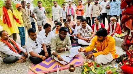 चंदला: भगौरा में डेढ़ किलोमीटर लंबी सड़क का भूमिपूजन किया राज्यमंत्री ने