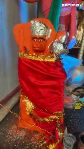 बीसलपुर।पतरसिया में हनुमान जयंती पर शिव मंदिर में हुई हनुमानजी की मूर्ति स्थापना अखंड पाठ के साथ हुआ भंडारा।