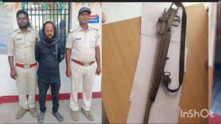 शंकरपुर: शंकरपुर पुलिस ने बगबियानी गांव से अवैध विदेशी मास्केट के साथ एक व्यक्ति को किया गिरफ्तार