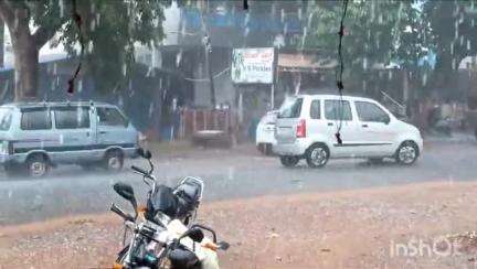 ಹೊಸನಗರ: ರಿಪ್ಪನ್ ಪೇಟೆ ಸುತ್ತಮುತ್ತ ಧಾರಾಕಾರ ಮಳೆ