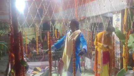 মথুরাপুর ১: দহ কান্ডা গ্রামে গ্রামবাসীদের উদ্যোগে সার্বজনীন হরিপুজো