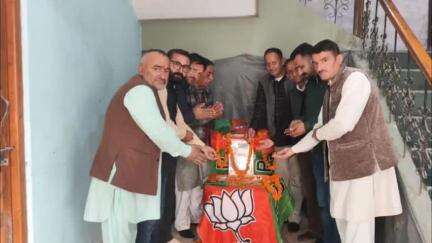 हरिपुरधार: भाजपा ने हरिपुरधार में मनाई बाबा साहेब भीमराव अंबेडकर की जयंती