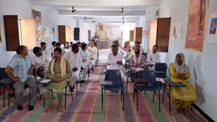 रावला: सीमा जन कल्याण समिति रावला तहसील का कार्यकर्ता सम्मेलन निजी स्कूलों में सफलतापूर्वक संपन्न हुआ