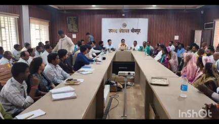 भीमपुर: भीमपुर जनपद पंचायत सभाकक्ष में मुख्यमंत्री कन्यादान योजना की समीक्षा बैठक हुई संपन्न, विधायक रहे मौजूद