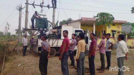 खैरलांजी: जिला सरपंच संघ के सचिव के प्रयासों से ग्राम कंजई में 23 केवी विद्युत ट्रांसफार्मर लगा