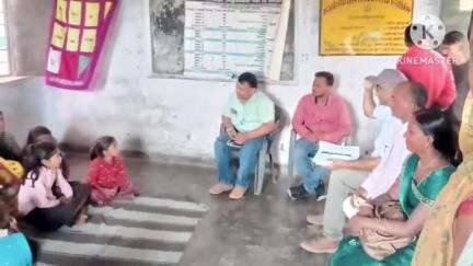 करायपरसुराय: डियावां पंचायत के हथिला महादलित टोला में बीडीओ ने आंगनबाड़ी केंद्र का किया निरीक्षण