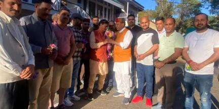 डलहौज़ी: भाजपा प्रदेश अध्यक्ष डॉक्टर राजीव बिंदल ने बनीखेत में भाजपा कार्यकर्ताओं के साथ की बैठक