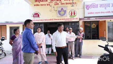 बिल्हा: कलेक्टर ने बिल्हा ब्लॉक के अस्पतालों और राजस्व शिविरों का लिया जायजा, स्वास्थ्य कर्मियों को रिलीव करने का निर्देश