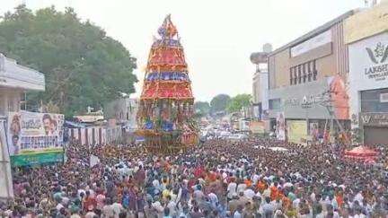 உடுமலைபேட்டை: கடல் அலையாக காட்சியளித்த பக்தர்கள் கூட்டம் - உடுமலை மாரியம்மன் கோவில் தேரோட்டம் வெகு விமர்சையாக தொடங்கியது