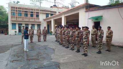 चन्द्रपुरा: सीटीपीएस चन्द्रपुरा प्लांट में केंद्रीय औद्योगिक सुरक्षा बल की फायर विंग ने आग से बचाव के लिए मॉक ड्रिल की