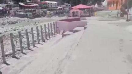 भटवाड़ी: गंगोत्री धाम में घाटों के निर्माण, मरम्मत और सौंदर्यकरण का कार्य अंतिम चरण में है