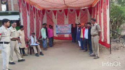 बुढ़ार: केशवाही के सकरा तिराहे पर पुलिस ने चलाया यातायात जागरूकता अभियान