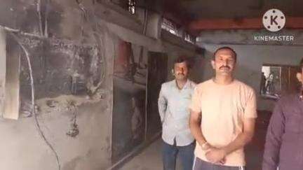 आसपुर: आसपुर में बेसमेंट में चल रहे जिम में शॉर्ट सर्किट से लगी आग, बड़ा हादसा टला