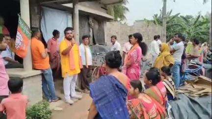 নন্দকুমার: সাওড়াবেড়িয়া জলপাই -1 গ্রাম পঞ্চায়েতের 35 নম্বর শক্তিকেন্দ্রে গ্রাম চলো অভিযান কর্মসূচি BJP-র