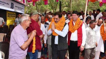 दाड़लाघाट: विधायक संजय अवस्थी ने अर्की के डुमैहर में जोगिन्द्रा सहकारी बैंक शाखा का किया शुभारंभ