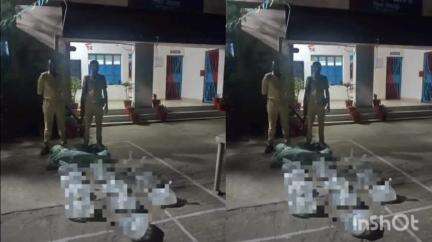 मेसकौर: अरणडी बाजार से पुलिस ने सूचना के आधार पर 100 बोतल महुआ शराब बरामद की, कारोबारी फरार
