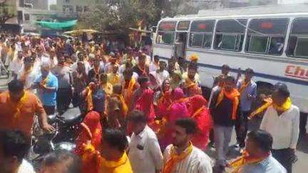 राशमि: राशमी क्षेत्र के कार्यकर्ता पुष्कर ने धर्मशाला चुनाव में नंदकिशोर को दिया समर्थन
