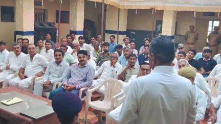 चितलवाना: चितलवाना पुलिस थाने में एसपी ने किया वार्षिक निरीक्षण, CLG बैठक में नशामुक्त समाज की अपील की