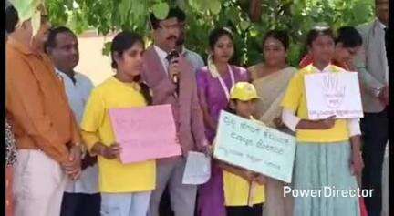 ಗುಂಡ್ಲುಪೇಟೆ: ಪಟ್ಟಣದಲ್ಲಿ ನಡೆದ ಬಾಲ್ಯ ವಿವಾಹ ನಿಷೇಧ ಕುರಿತು ಜಾಗೃತಿ ಜಾಥಾ